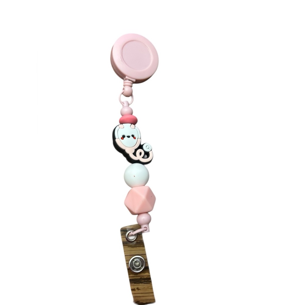 AB INKS HANDMADE EXPRESSIONS Handcrafted Doctor/Nurse Badge/ID Holder